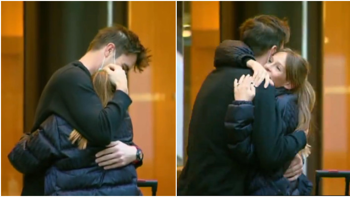 WATCH - Pat Cummins and fiancee Becky Boston get emotional after reuniting 