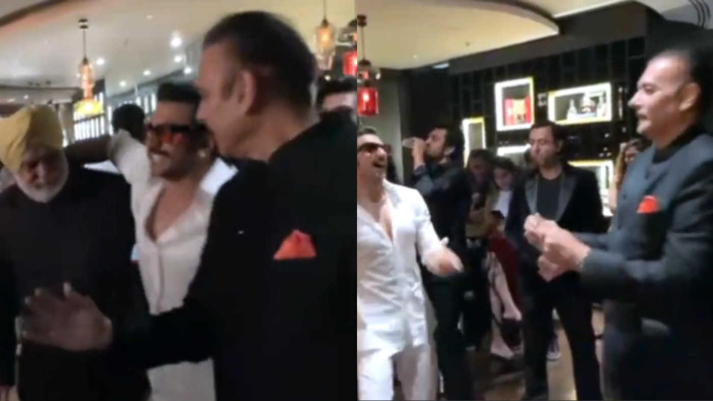 WATCH - Ravi Shastri and Ranveer Singh dance on Bollywood classic to welcome 2022