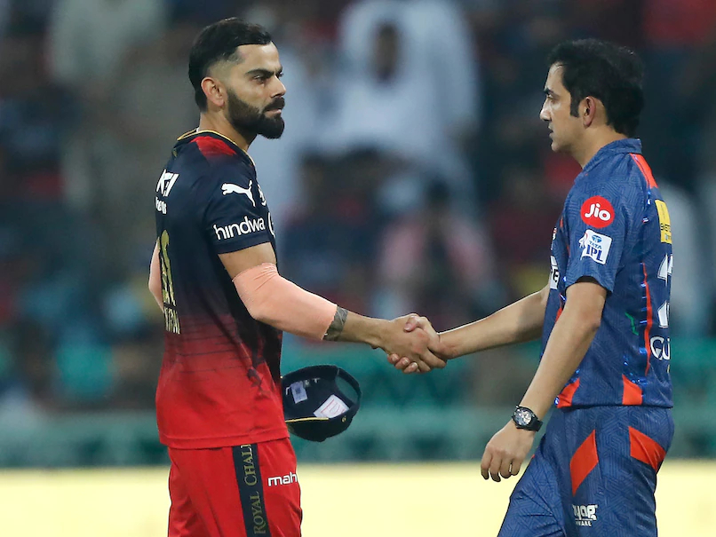 Gambhir and Virat Kohli both copped 100% match fees fines by BCCI for the spat  |BCCI-IPL