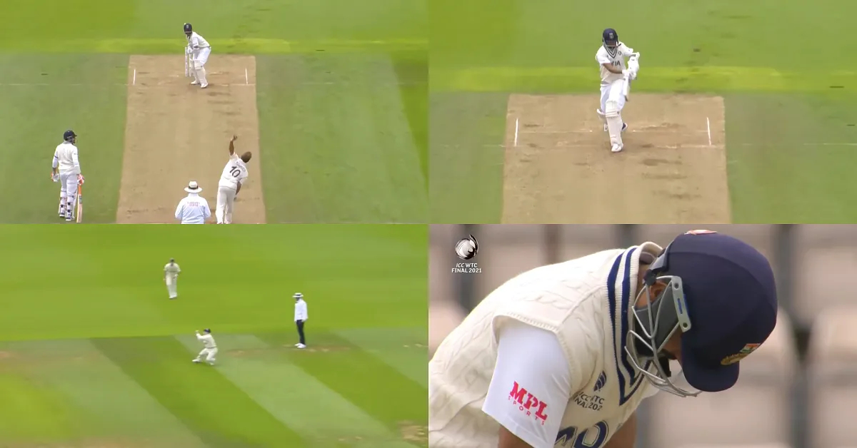 Rahane was dismissed on 49 after playing a half-hearted pull shot off Wagner | Twitter