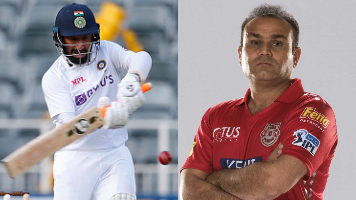 SA v IND 2021-22: Twitterati reacts to Punjab Kings' hilarious post comparing Pujara to Sehwag