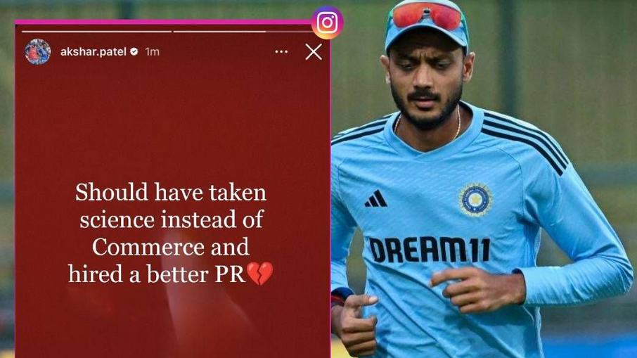 'Should have hired a better PR' screenshot allegedly from Akshar Patel's Instagram fake; clarification issued