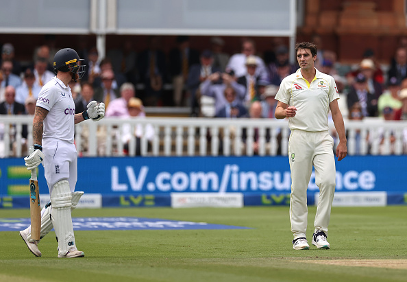 Stokes and Cummins argue over Bairstow dismissal | Getty